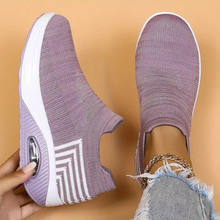Gitte | Stilfulde Slip-On Strikkede Sneakers