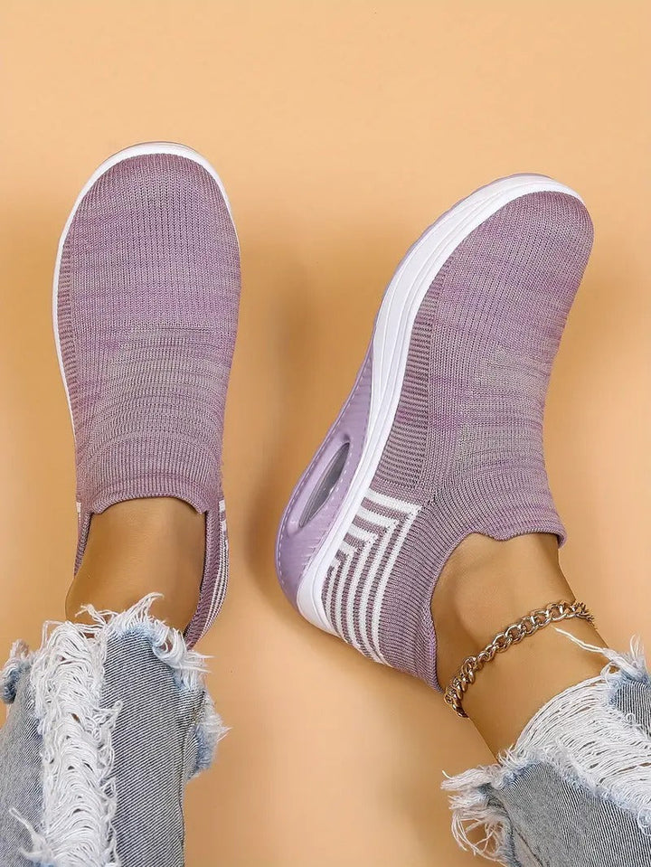 Gitte | Stilfulde Slip-On Strikkede Sneakers