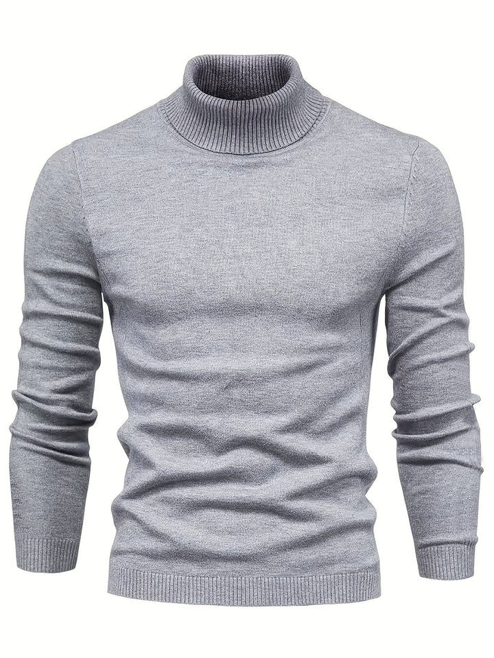 Jens | Stilfuld rullekravesweater