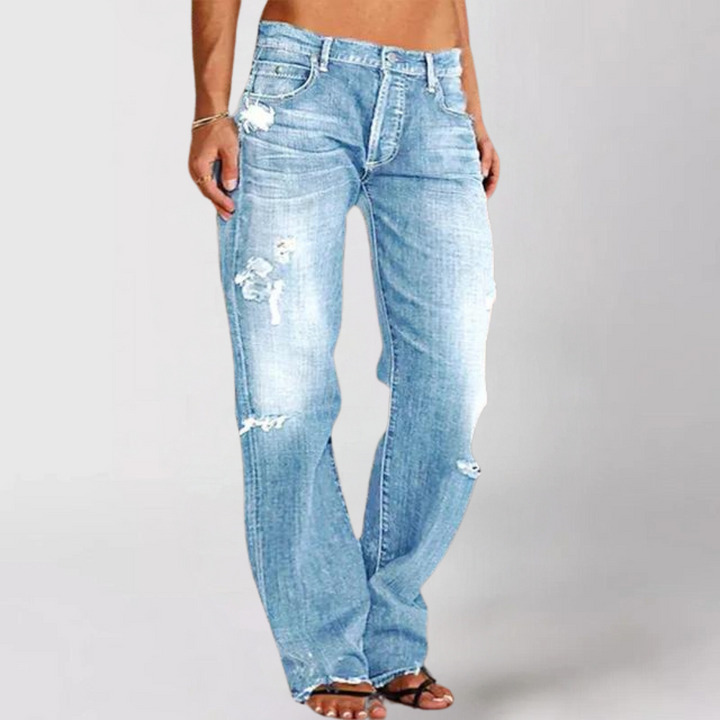 Mathilde | Slidte Wide-Leg Denim Jeans