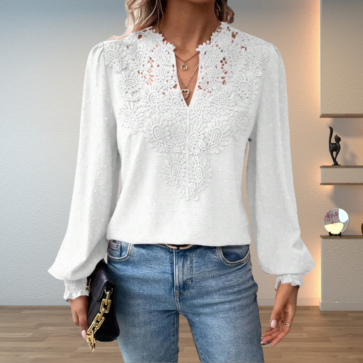 Fanny | Blondebroderet Top