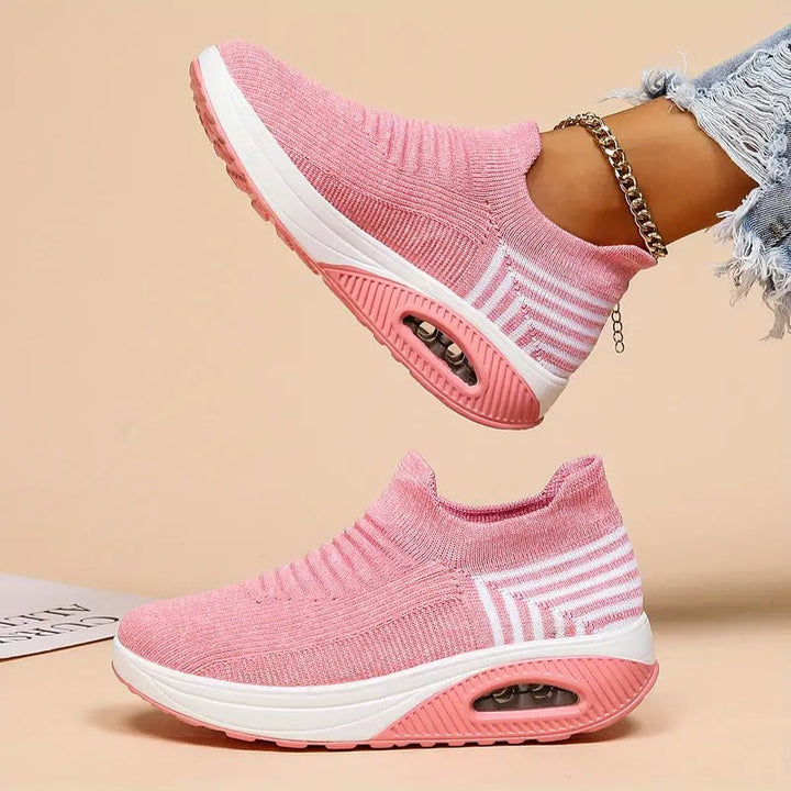 Gitte | Stilfulde Slip-On Strikkede Sneakers