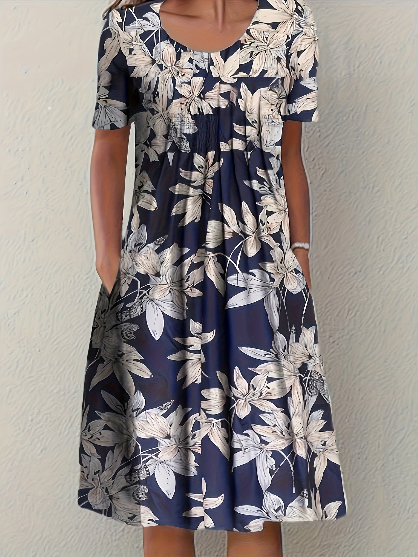 Rebekka | Blomstret Midikjole