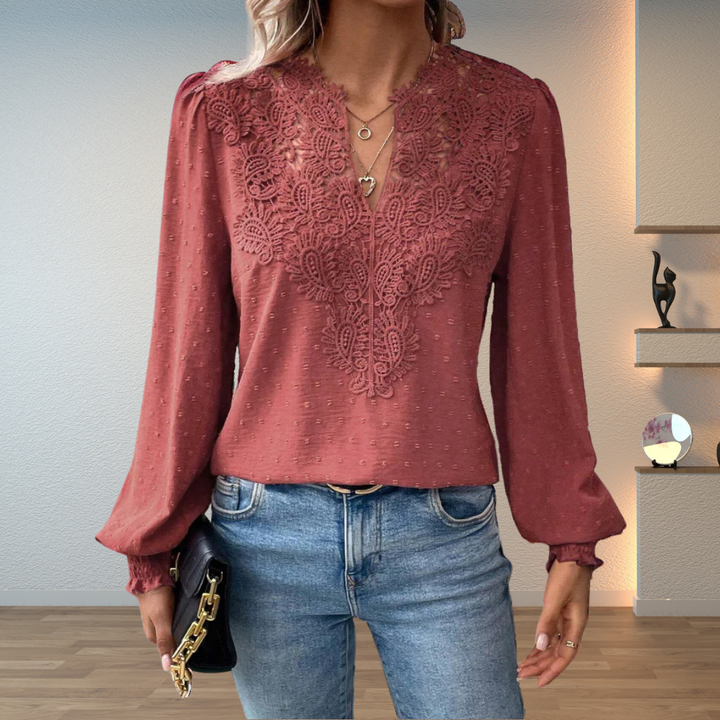 Fanny | Blondebroderet Top