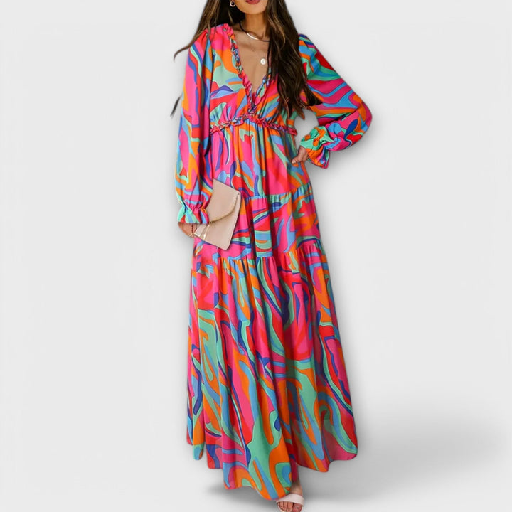 Helen | Boho-Chic Maxi Kjole