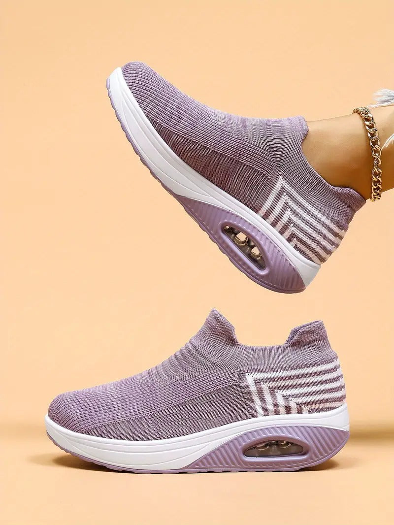 Gitte | Stilfulde Slip-On Strikkede Sneakers