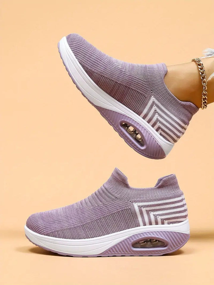 Gitte | Stilfulde Slip-On Strikkede Sneakers
