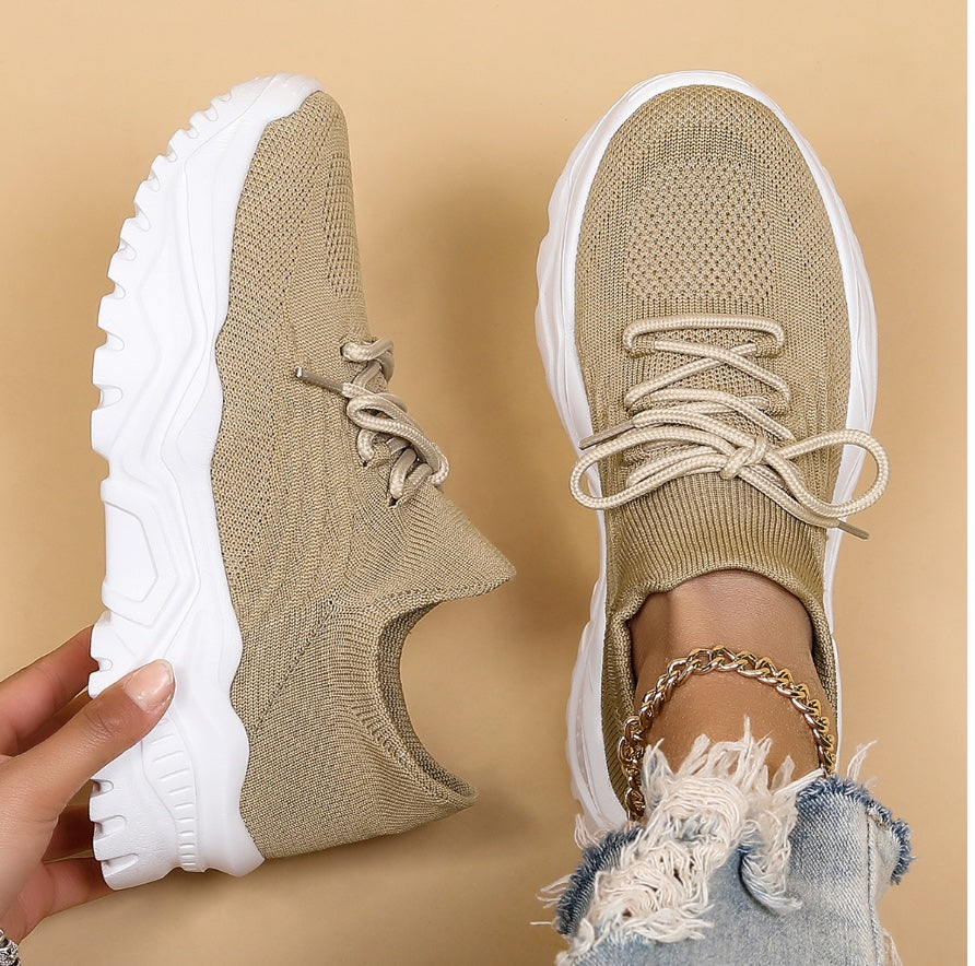 Sandra | Åndbare Strikkede Sneakers