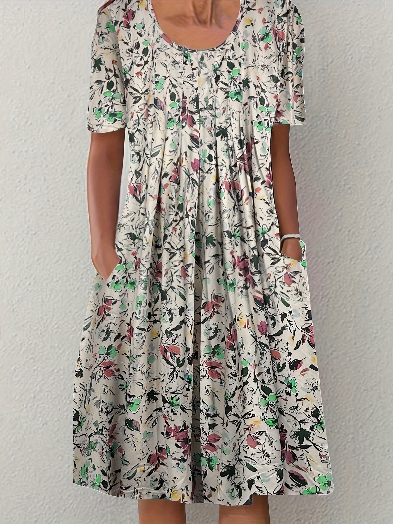 Tilde | Blomstret Midikjole