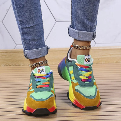 Olivia | Legende Regnbue Sneakers