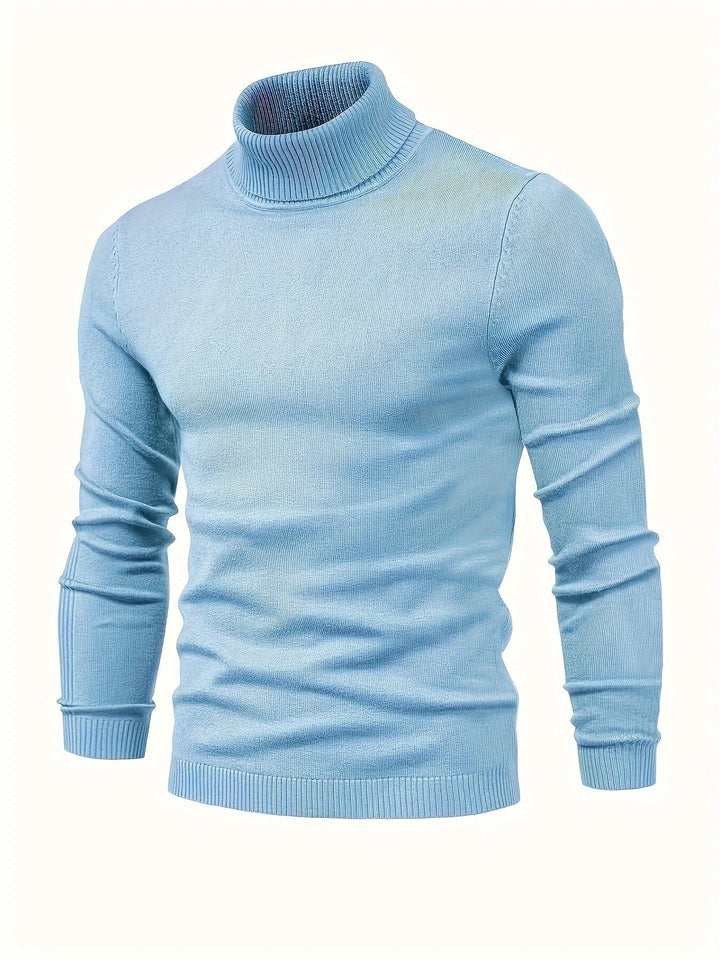 Jens | Stilfuld rullekravesweater