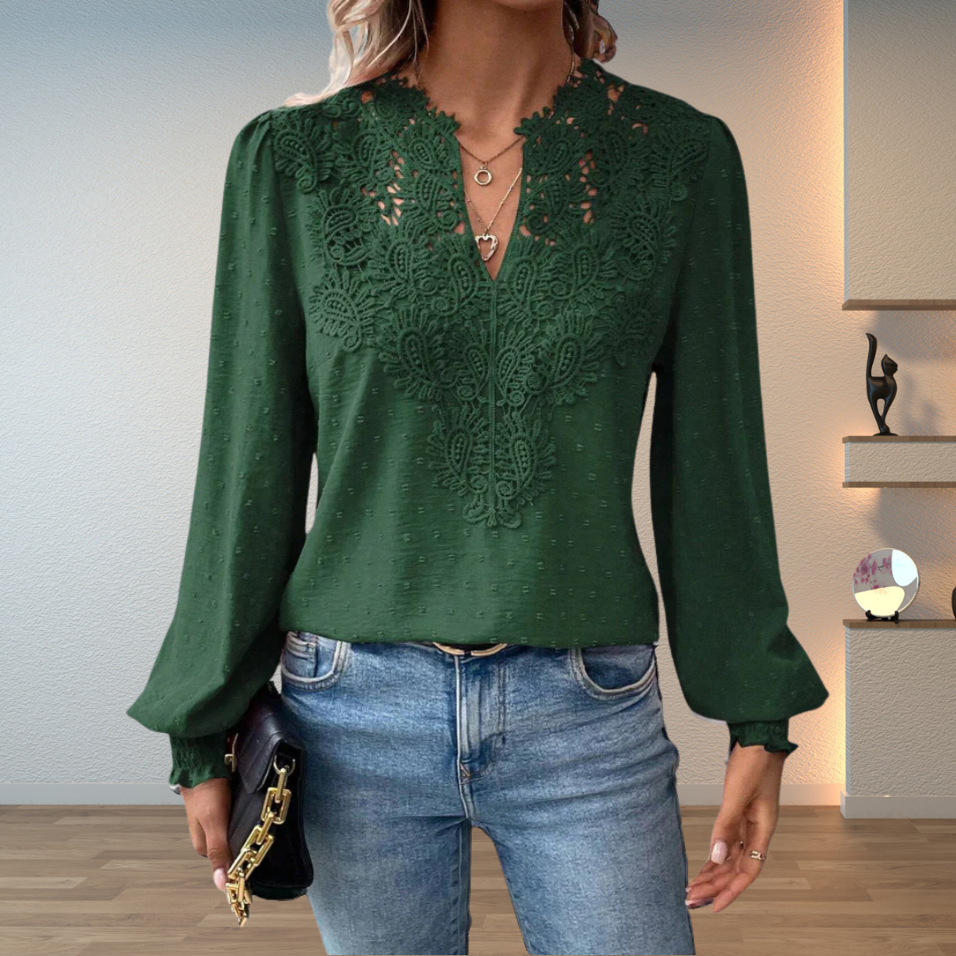 Fanny | Blondebroderet Top