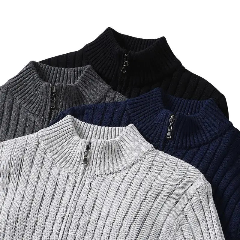 Sigurd | Stilfuld Ribstrikket Cardigan
