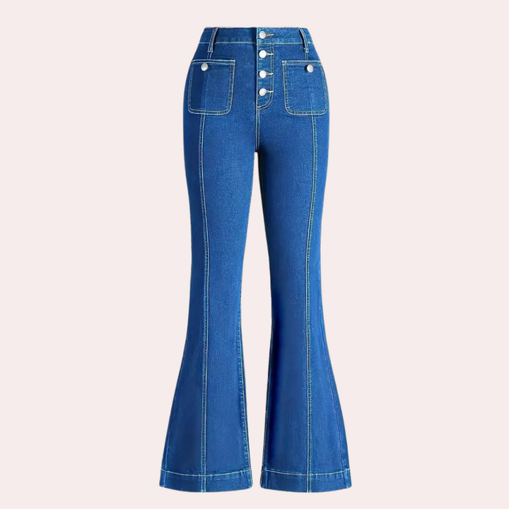 Abelone | Højtaljede Wide-Leg Bukser