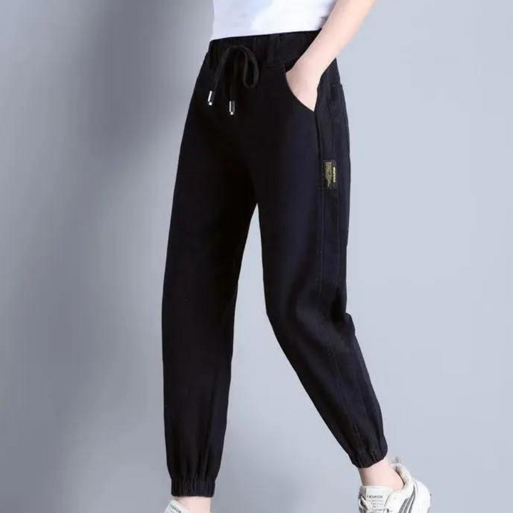 Louise | Stilfulde Denim Jogger Bukser