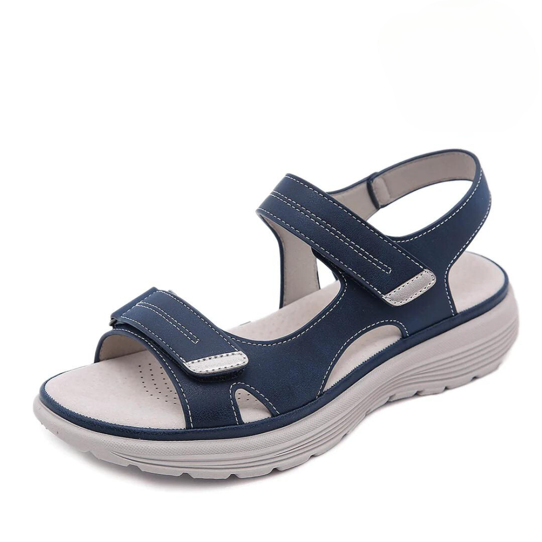 Rasmine | Stilfulde Sandaler med Justerbar Velcrorem