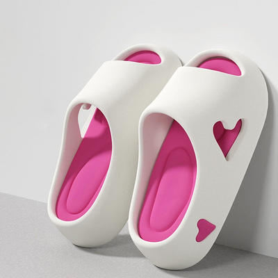 Hjerte Mig | Skybløde Flip Flops med Legende Hjerteform