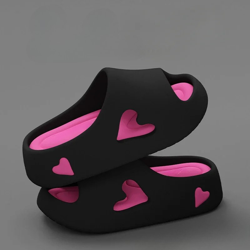 Hjerte Mig | Skybløde Flip Flops med Legende Hjerteform