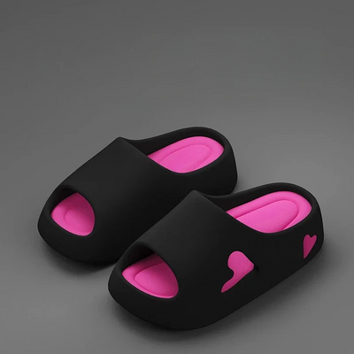 Hjerte Mig | Skybløde Flip Flops med Legende Hjerteform