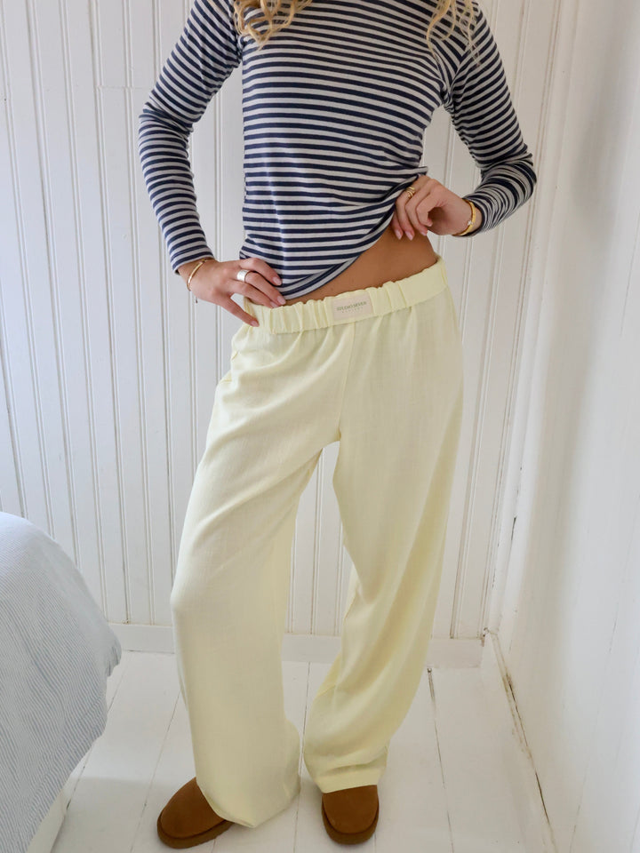 Christa | Stilfulde Stribede Wide-Leg Bukser