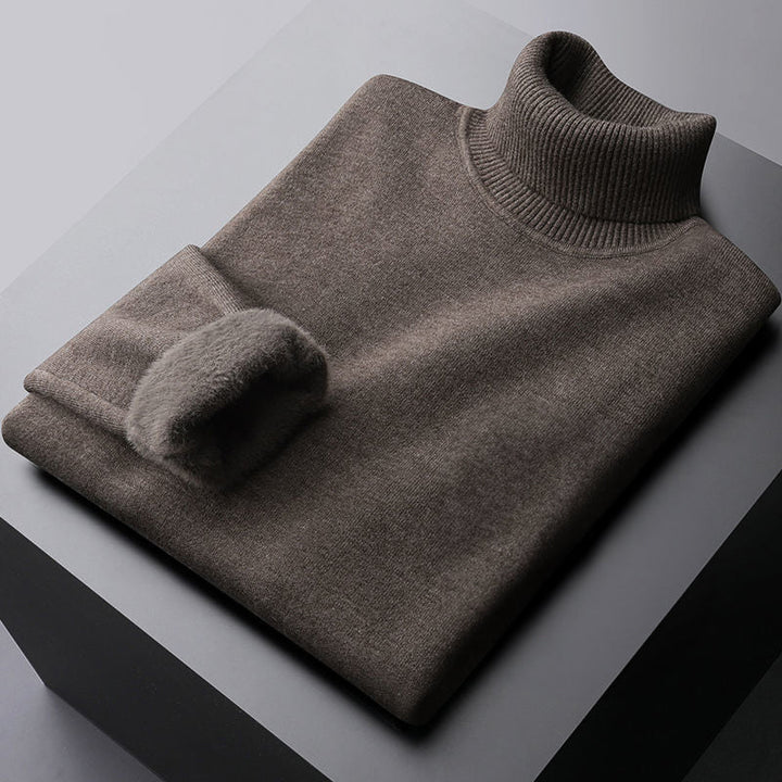 Sanne | Premium Fløjl Rullekrave Sweater