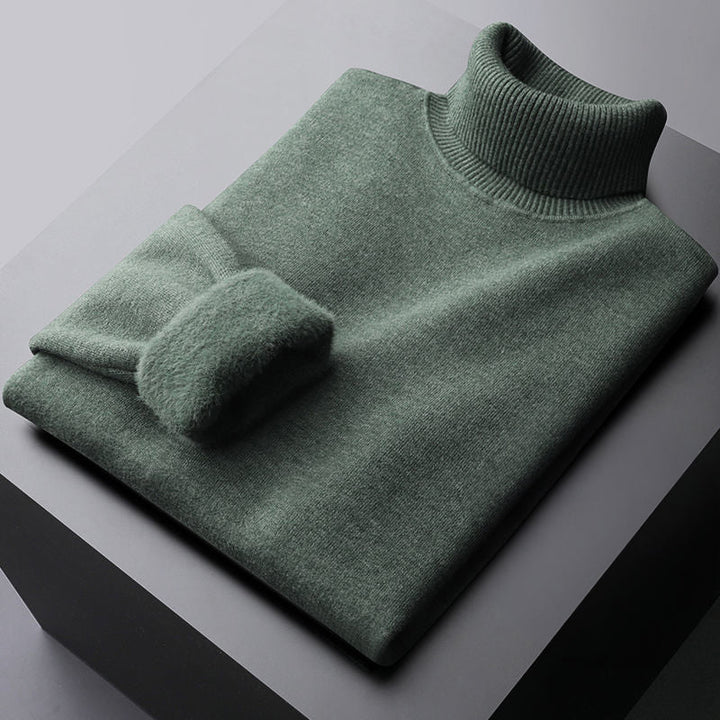 Sanne | Premium Fløjl Rullekrave Sweater