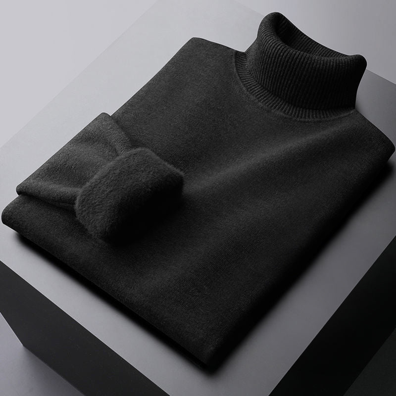 Sanne | Premium Fløjl Rullekrave Sweater