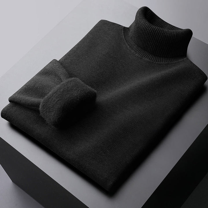 Sanne | Premium Fløjl Rullekrave Sweater