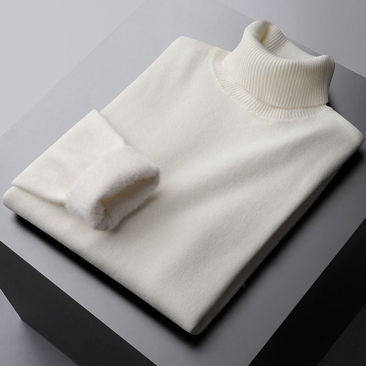 Sanne | Premium Fløjl Rullekrave Sweater