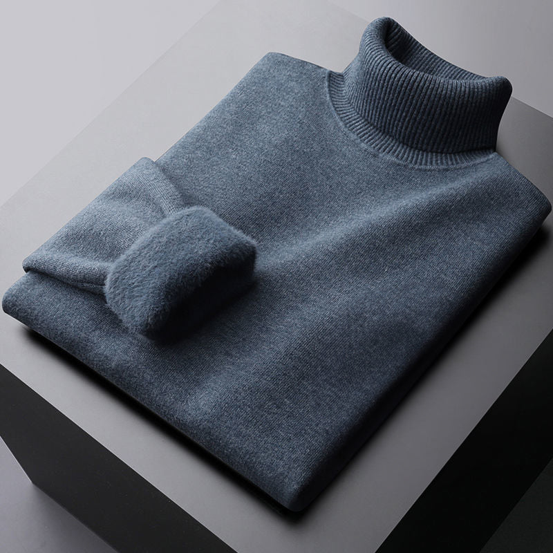 Sanne | Premium Fløjl Rullekrave Sweater