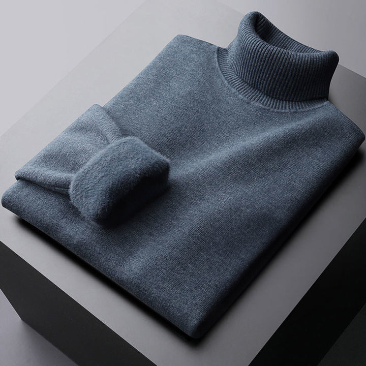 Sanne | Premium Fløjl Rullekrave Sweater