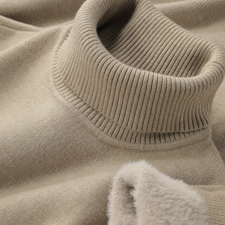 Sanne | Premium Fløjl Rullekrave Sweater