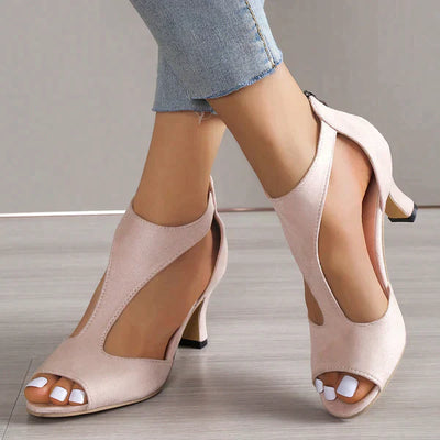 Gudrun | Stilige Peep-Toe Hæler
