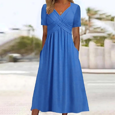 Jasmine I Elegantes Midi Kleid