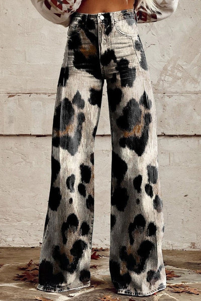 Maren | Dristige Leopardprint Jeans