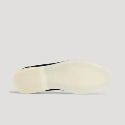Elegante loafers i ruskind