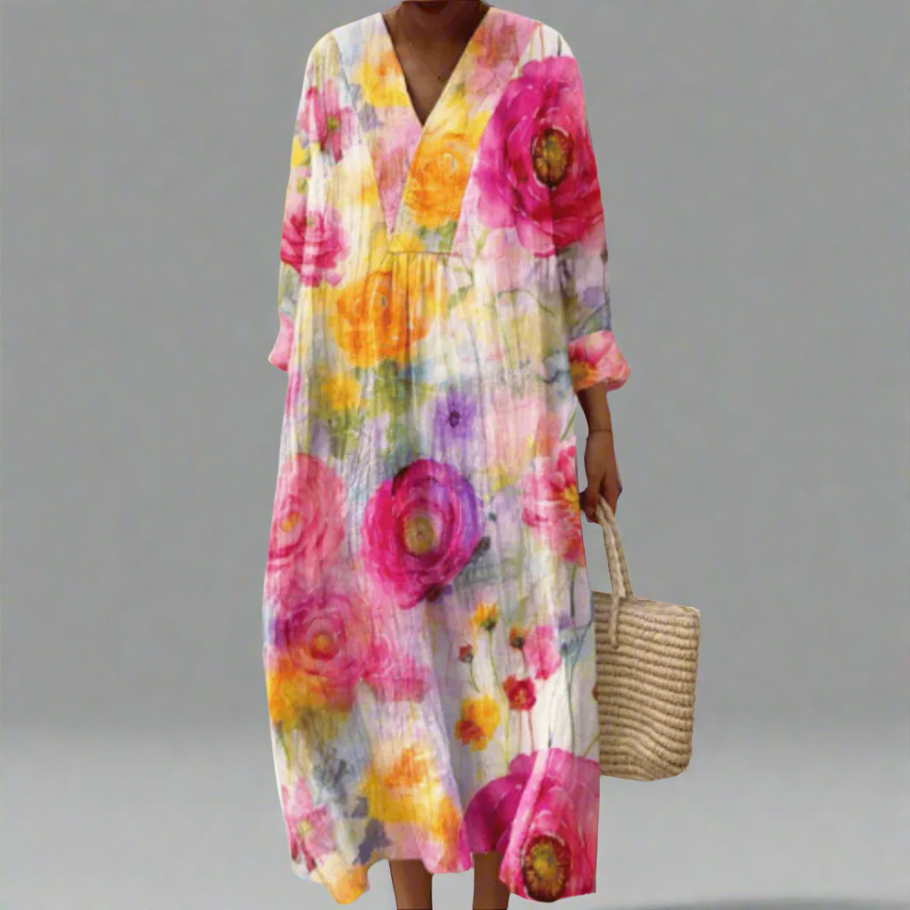 Samantha™ | Elegant geometrisk kjole
