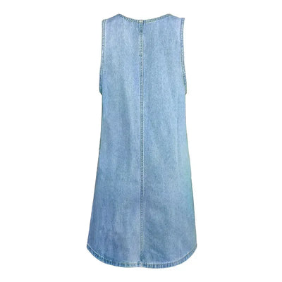 Sofia | Praktisk og Let Denim Sommerkjole