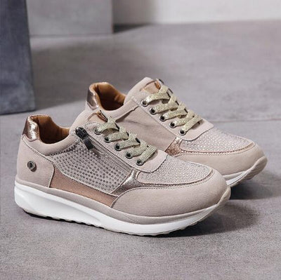 Mirjam I Ortopædiske Sneakers med Lynlås