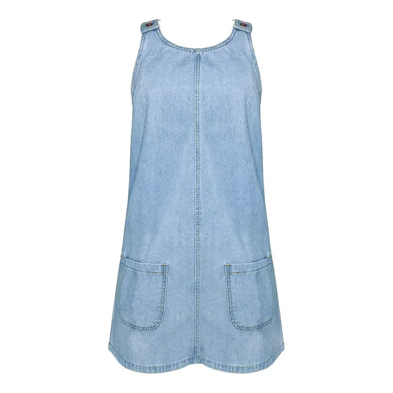 Sofia | Praktisk og Let Denim Sommerkjole