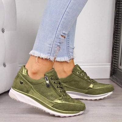 Mirjam I Ortopædiske Sneakers med Lynlås