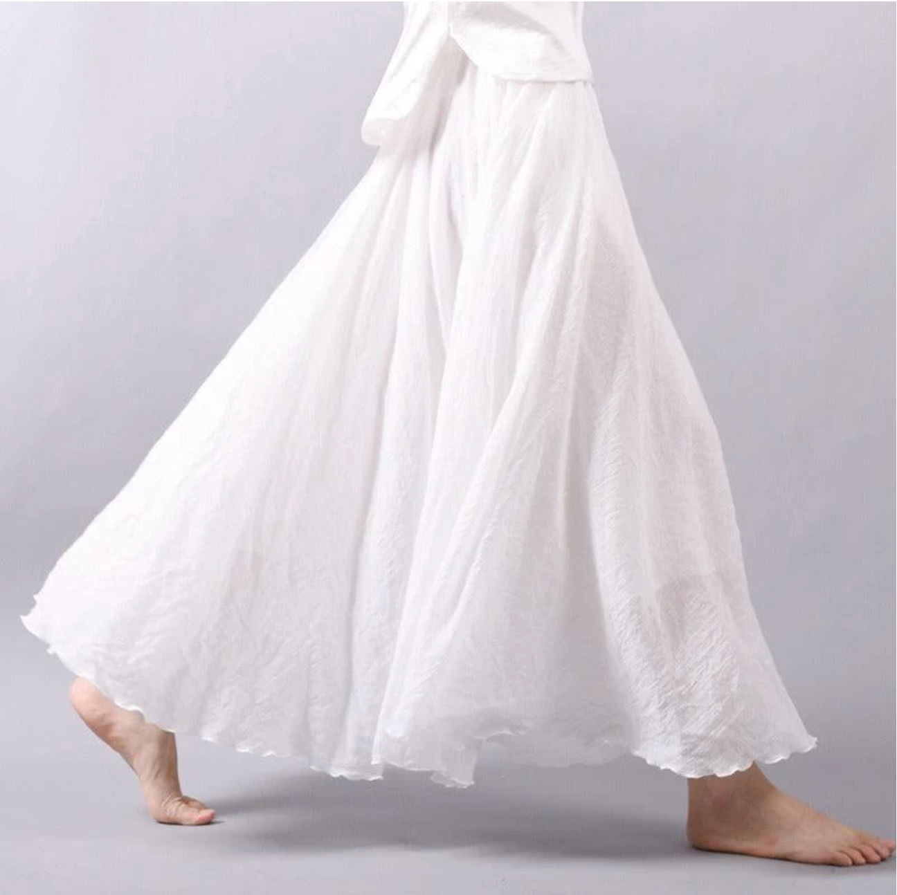 Lovise | Elegant Flydende Maxi Nederdel