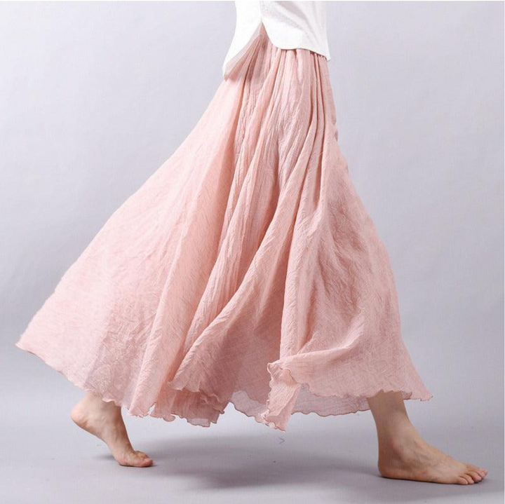 Lovise | Elegant Flydende Maxi Nederdel