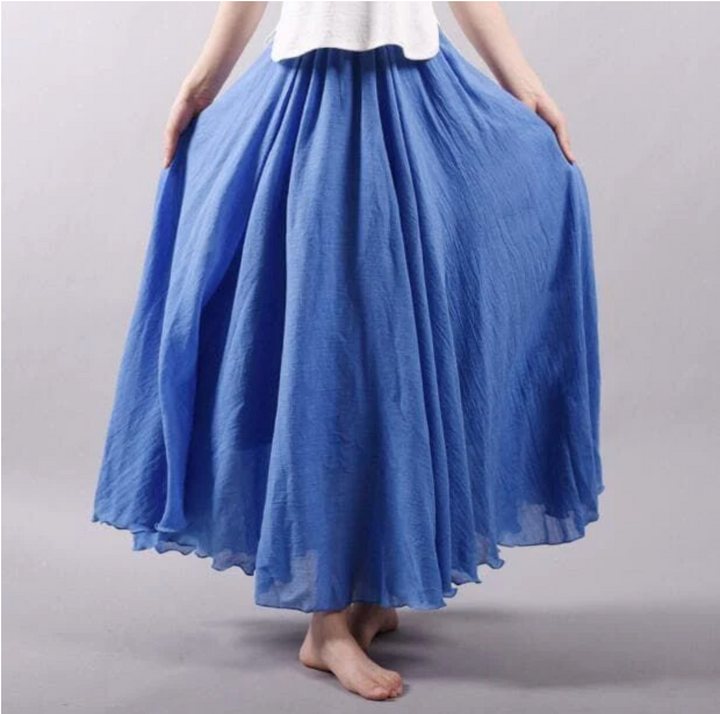 Lovise | Elegant Flydende Maxi Nederdel