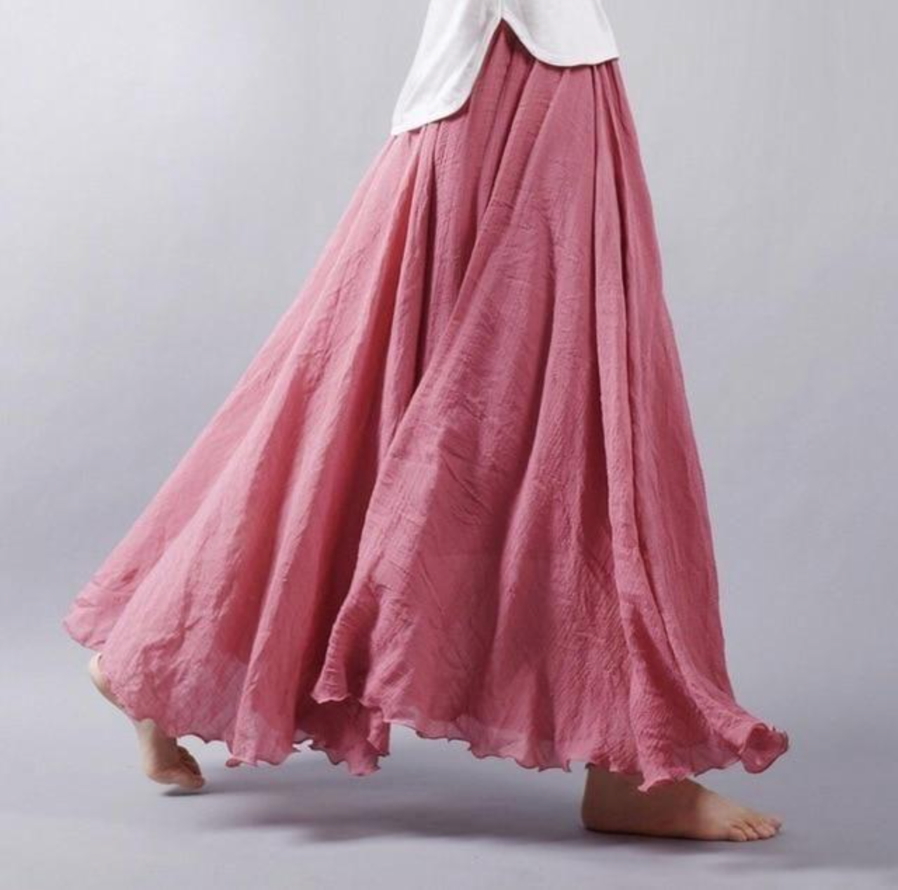 Lovise | Elegant Flydende Maxi Nederdel