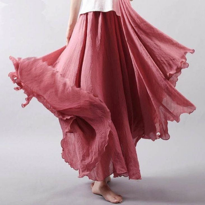 Lovise | Elegant Flydende Maxi Nederdel