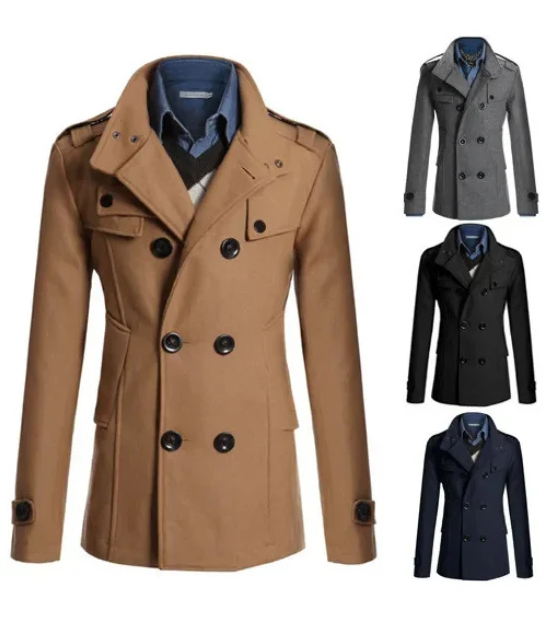 Ragnar | Stilfuld Dobbeltradet Peacoat