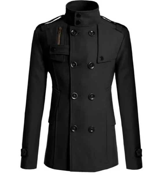Ragnar | Stilfuld Dobbeltradet Peacoat