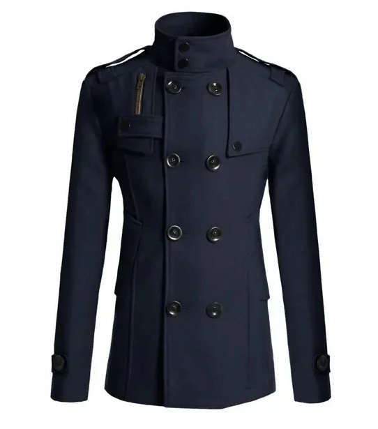Ragnar | Stilfuld Dobbeltradet Peacoat