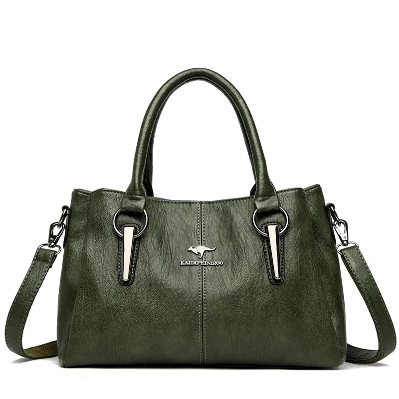 Kaja™ | Blødt læder crossbody taske